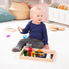 Small Wooden Mirror Tray, Learning SPACE