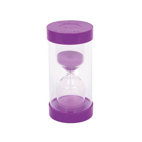 Colourbright Sand Timers-Sand Timers & Timers,TickiT,Visual Sensory Toys-15 Min. Purple-92121-Learning SPACE