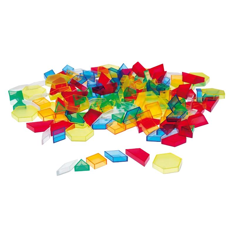 Translucent Hollow Pattern Blocks - Pk180, Learning SPACE