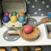 Rainbow Wooden Eggs, Learning SPACE