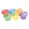 Translucent Colour Bucket Set - Pk6