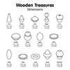 Wooden Treasures Taster Set - Pk42, Learning SPACE