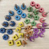 Rainbow Wooden Nuts & Bolts - Pk21, Learning SPACE