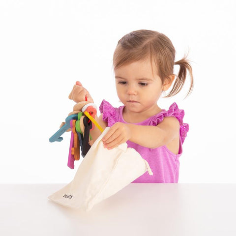 Rainbow Wooden Counting Keys, Learning SPACE