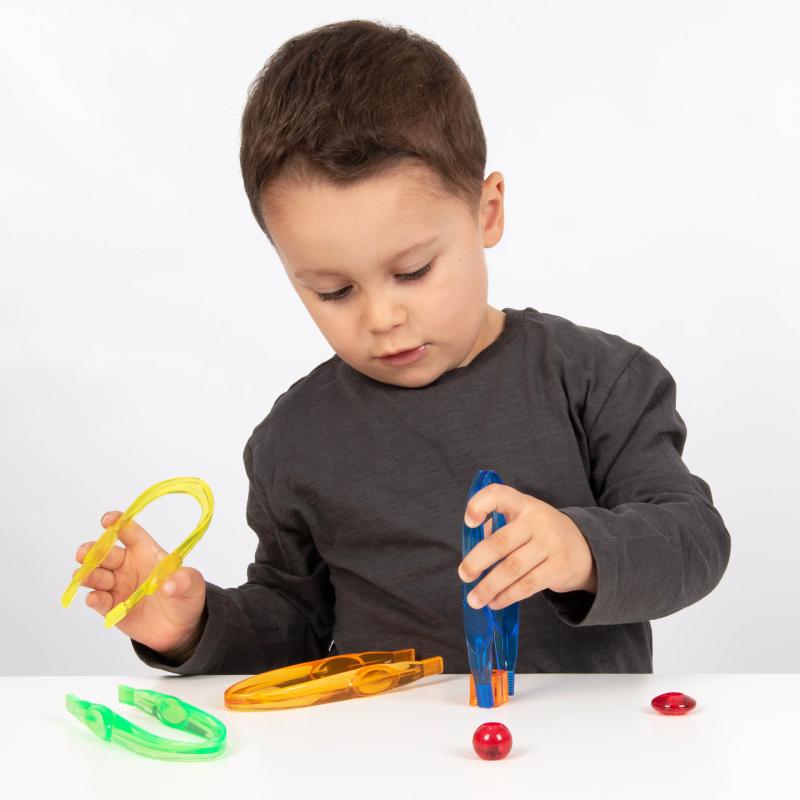 Translucent Colour Tweezers - Pk12, Learning SPACE
